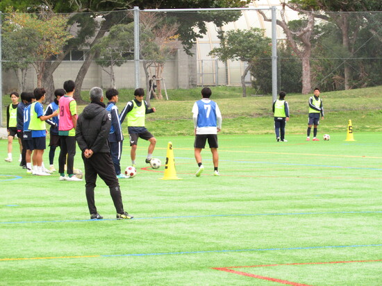 FC琉球高等学院サッカー部練習風景