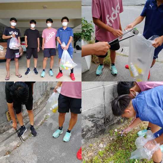 FC琉球クリーンウォークin沖縄市／