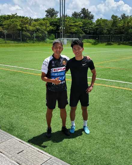 サッカー部石川監督の教え子の方が来てくださいました！