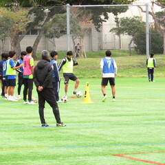 FC琉球高等学院サッカー部練習風景