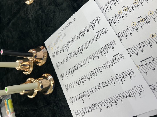 ハンドベルレッスン♪