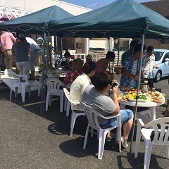 大盛り上りのバーベキュー大会