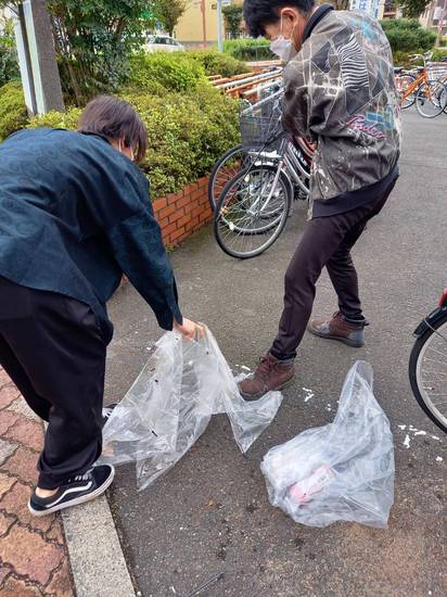 秋の清掃活動♪