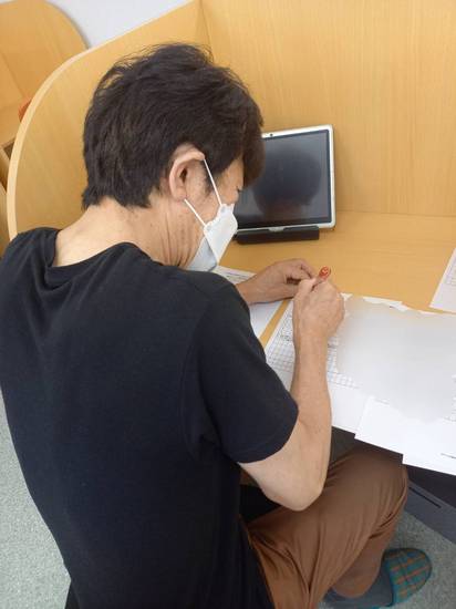 夏休み中も頑張っています