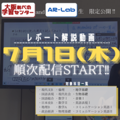 レポート解説動画配信START!!!!