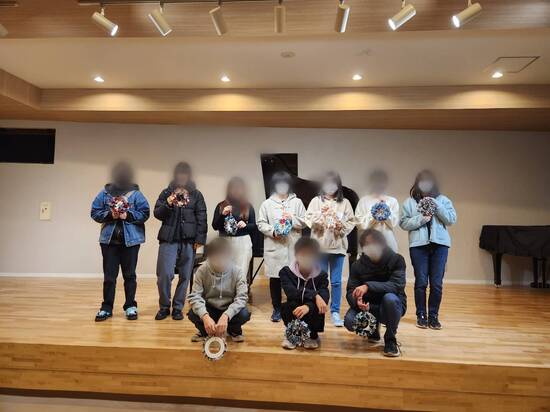 クリスマス音楽会＆リース作り