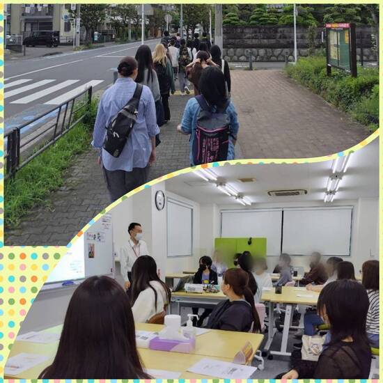 避難訓練　何とかお天気もちました