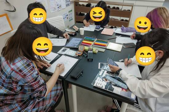 通信制高校　東京デザイナー学院さんの出張授業♪