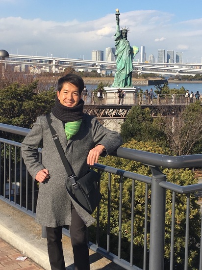 好天の中のレインボー