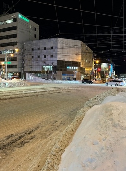 函館にも大寒波
