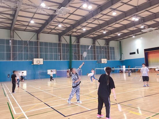 体育実技　第2弾！！　　バドミントン　☆