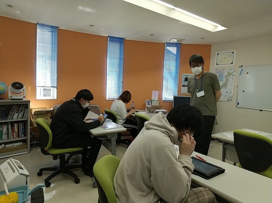 鹿島学園通信制生徒会活動zoomがありました