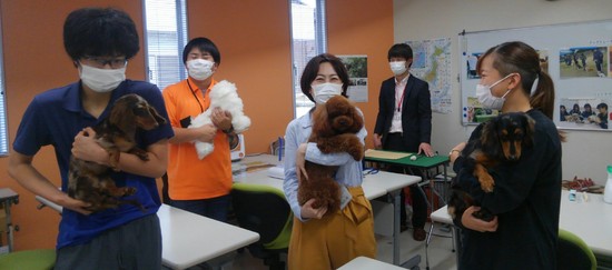 ワンちゃんが来ました！！！