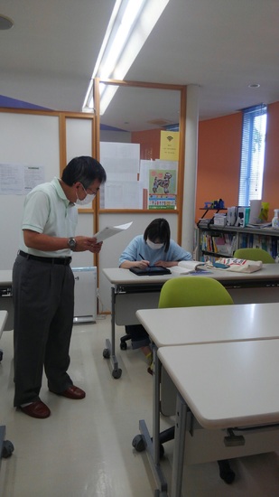 タブレットにて　～授業の様子～