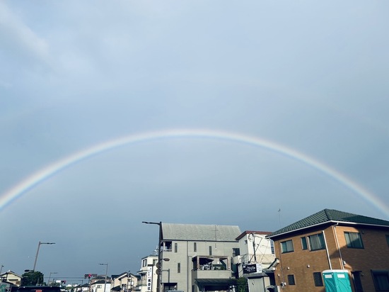 大きな虹！