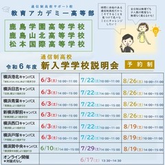 令和6年度新入学生対象 学校説明会について