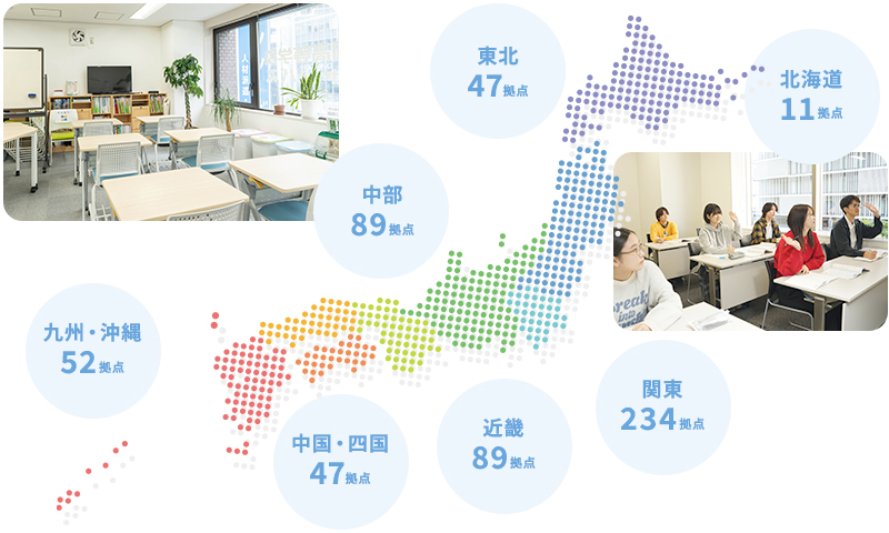 全国にキャンパス